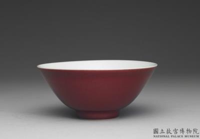 图片[2]-Bowl with copper red glaze, Qing dynasty, Yongzheng reign (1723-1735)-China Archive